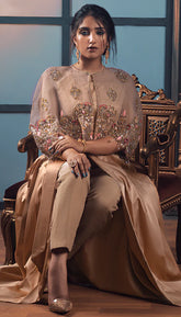 Mushk Golden -SURMAI Eve Festive Luxury Pret