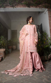 Gulnaar -3 (-PCS EMBROIDER-HAND EMBELLISHED SUIT)