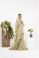 Olive (Shirt- Gharara- Dupatta)