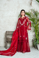 ROSEY - 3 PCS - Embroidered