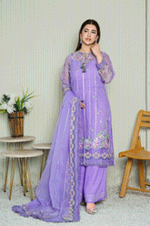 AURA - 3 PCS - Embroidered