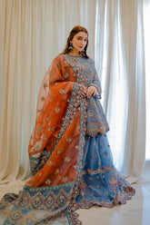 ELMIRA - 3 PCS - (Embroidered - Hand Embellished)