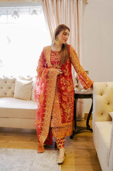 LAAL - 3 PCS (-Embroidered - Hand Embellished)