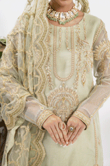 Olive (Shirt- Gharara- Dupatta)