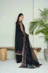 CORAL - 3 PCS - Embroidered