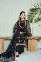 CORAL - 3 PCS - Embroidered