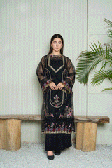 CORAL - 3 PCS - Embroidered