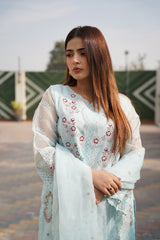 SAPPHIRE - 3 PCS - Embroidered