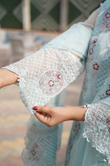 SAPPHIRE - 3 PCS - Embroidered