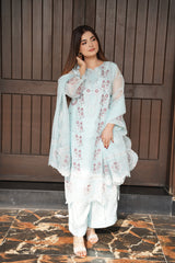 SAPPHIRE - 3 PCS - Embroidered