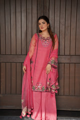 MEHAK - 3 PCS - Embroidered