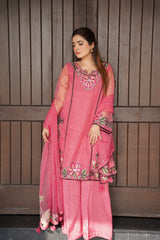 MEHAK - 3 PCS - Embroidered