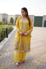 TIANA - 3 PCS - Embroidered
