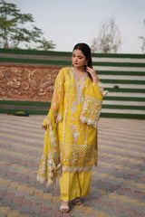 TIANA - 3 PCS - Embroidered