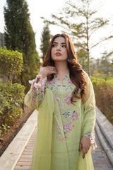 MEHRO - 3 PCS - Embroidered