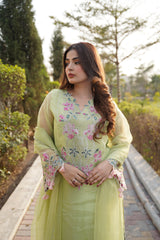 MEHRO - 3 PCS - Embroidered