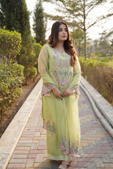 MEHRO - 3 PCS - Embroidered
