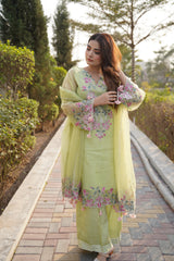 MEHRO - 3 PCS - Embroidered