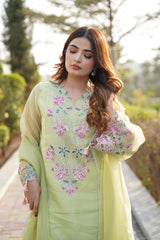 MEHRO - 3 PCS - Embroidered