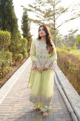 MEHRO - 3 PCS - Embroidered