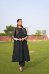 2 Piece Embroidered Chiffon