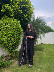 Black GLOD 3PC EMBROIDERD