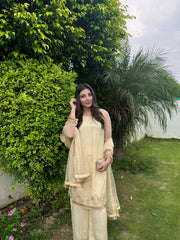3 PC EMBROIDERED